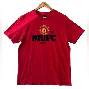 Nike Dri Fit Manchester United MUFC RED T Shirt Men’s Size Large Rooney